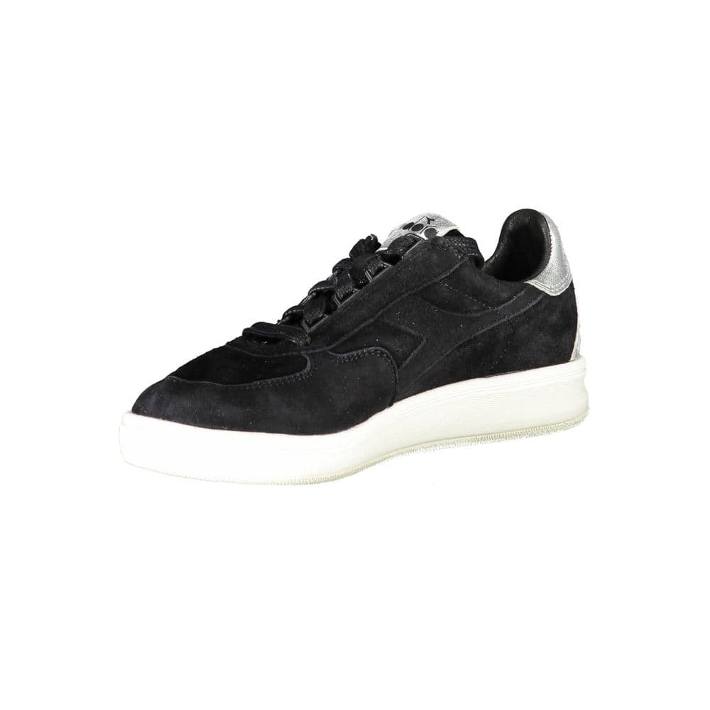 Diadora Black Leather Women Sneaker - 3