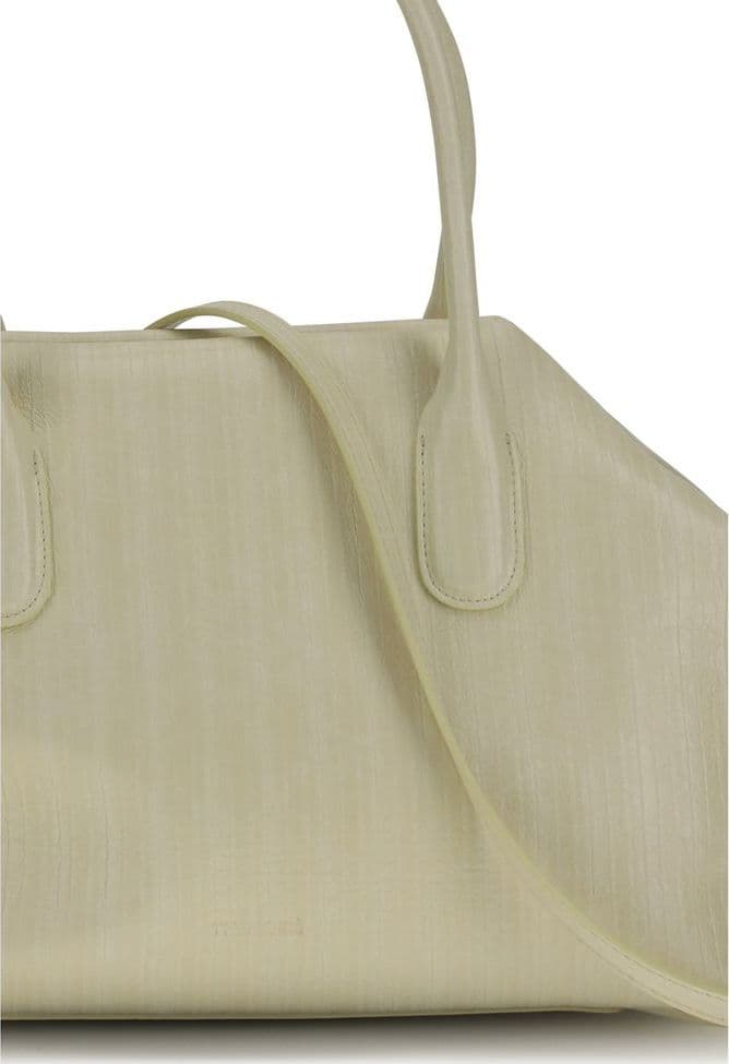 THEMOIRè Beige Polyethylene Shoulder Bag - 4