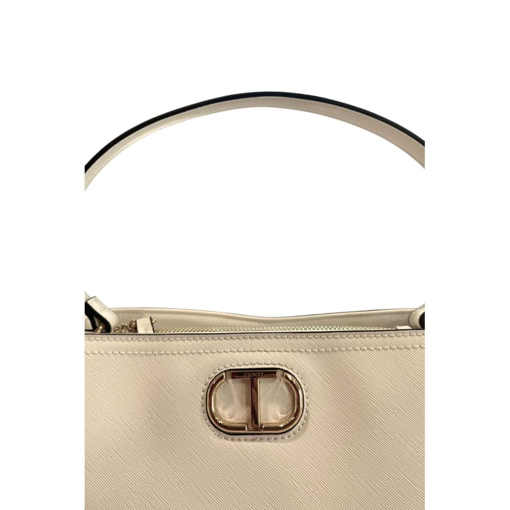 Twinset White PU Women Handbag - 5