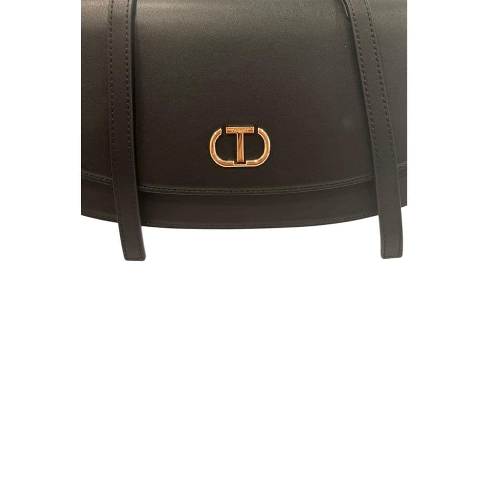 Twinset Black PU Women Shoulder Bag - 6