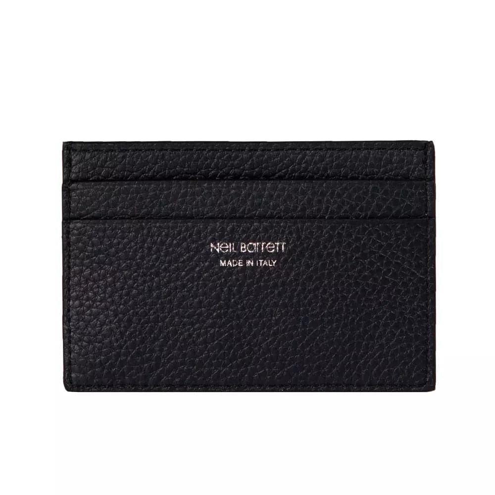 Neil Barrett Black Leather Men Wallet - 2