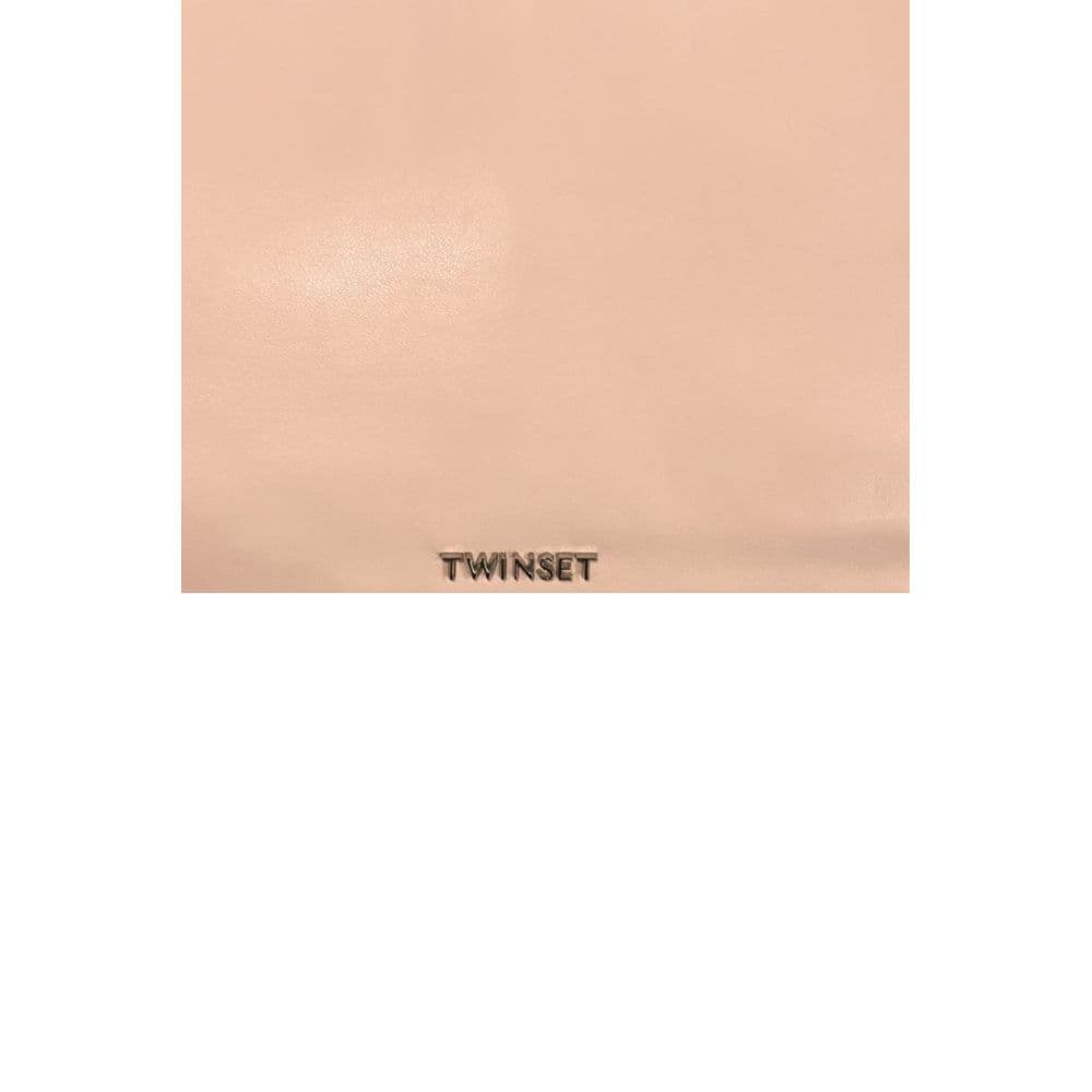 Twinset Pink PU Women Shoulder Bag - 5