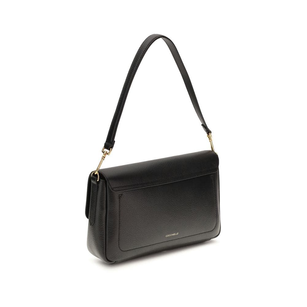 Coccinelle Black Calf Leather Bos Taurus Shoulder Bag - 3