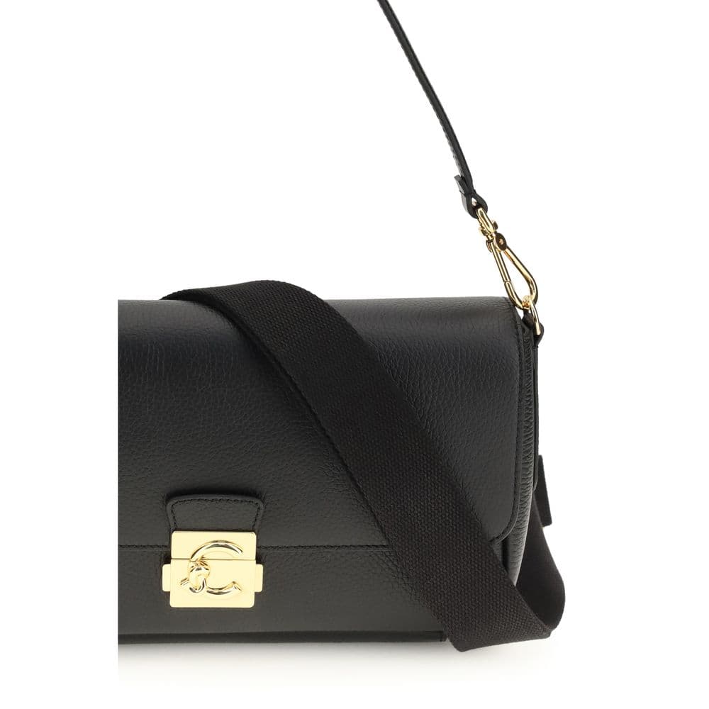Coccinelle Black Calf Leather Bos Taurus Shoulder Bag - 4