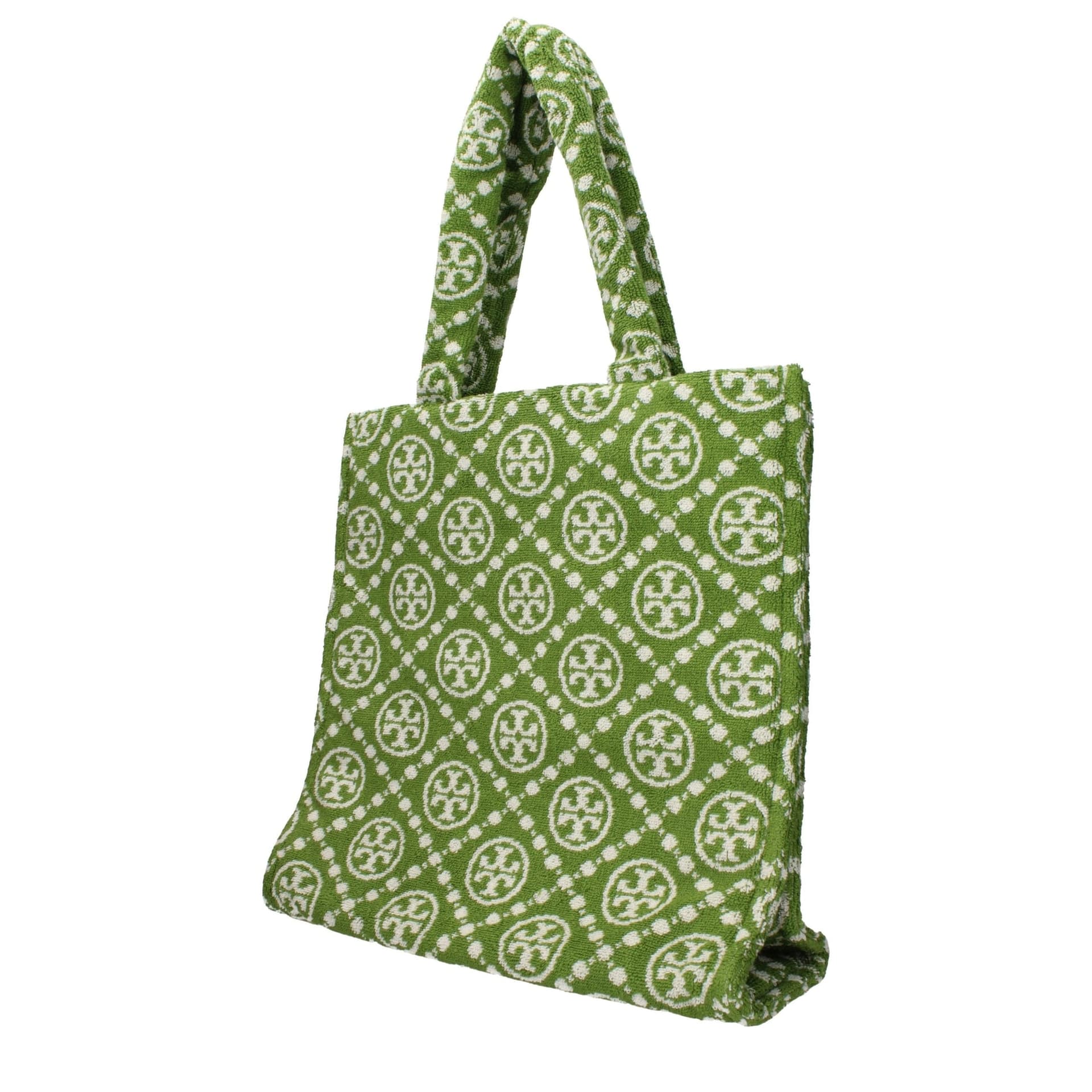 Tory Burch Green Cotton-Like Shoulder Bag - 2