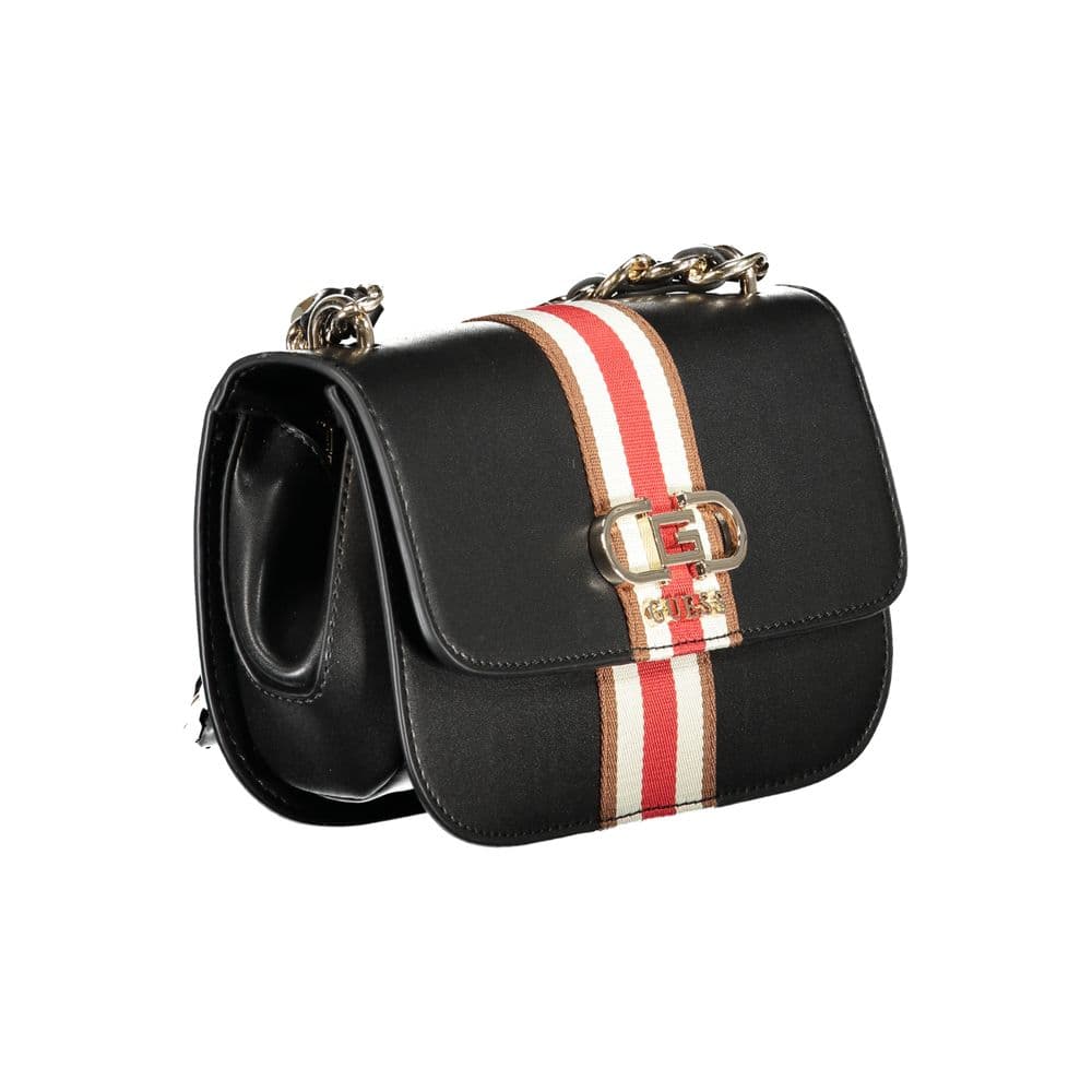 Guess Jeans Nero Poliuretano Women Handbag - 3