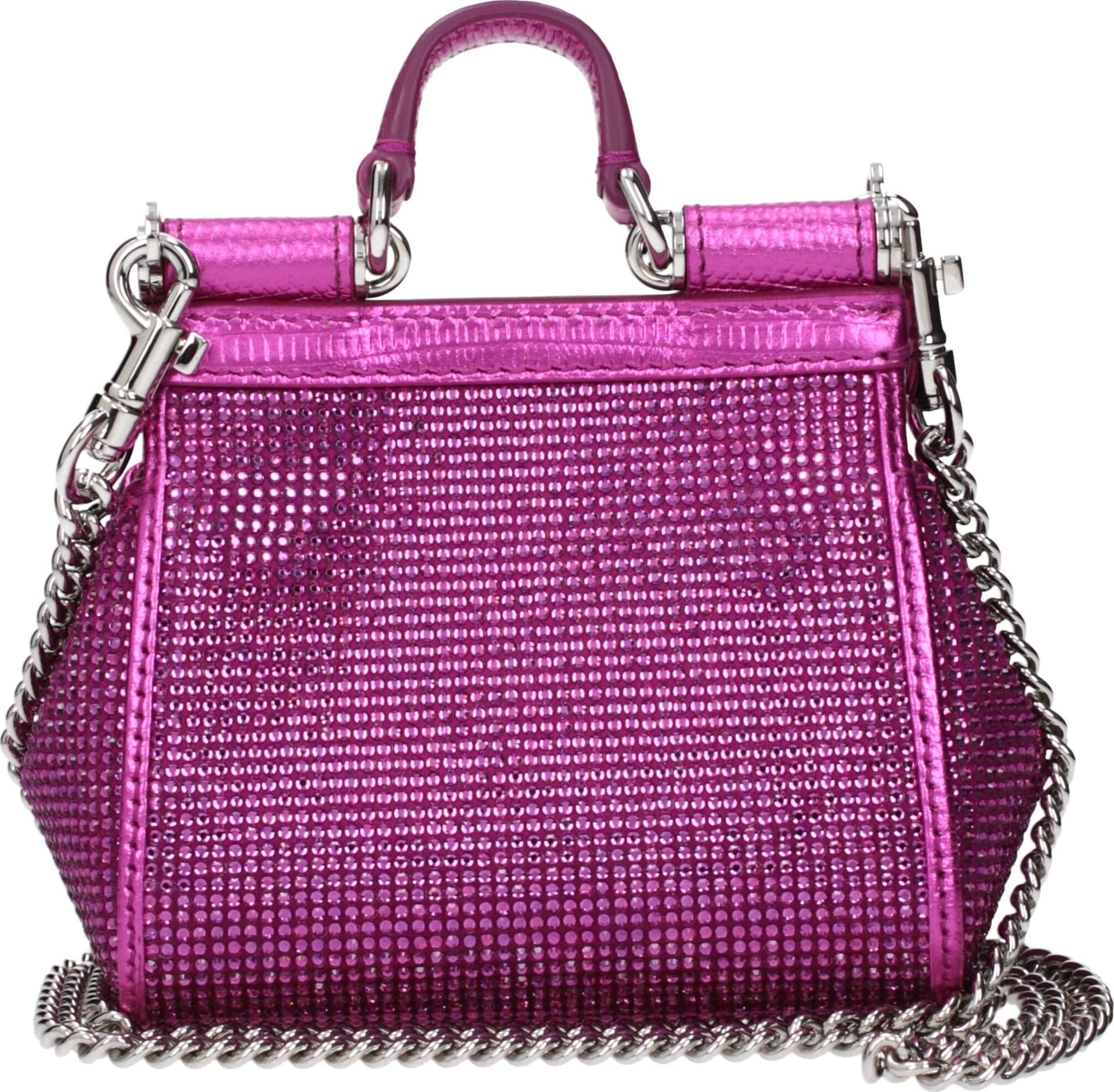 Dolce & Gabbana Pink Satin Handbag - 3