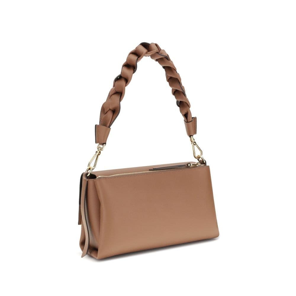 Coccinelle Beige Calf Leather Bos Taurus Shoulder Bag - 3