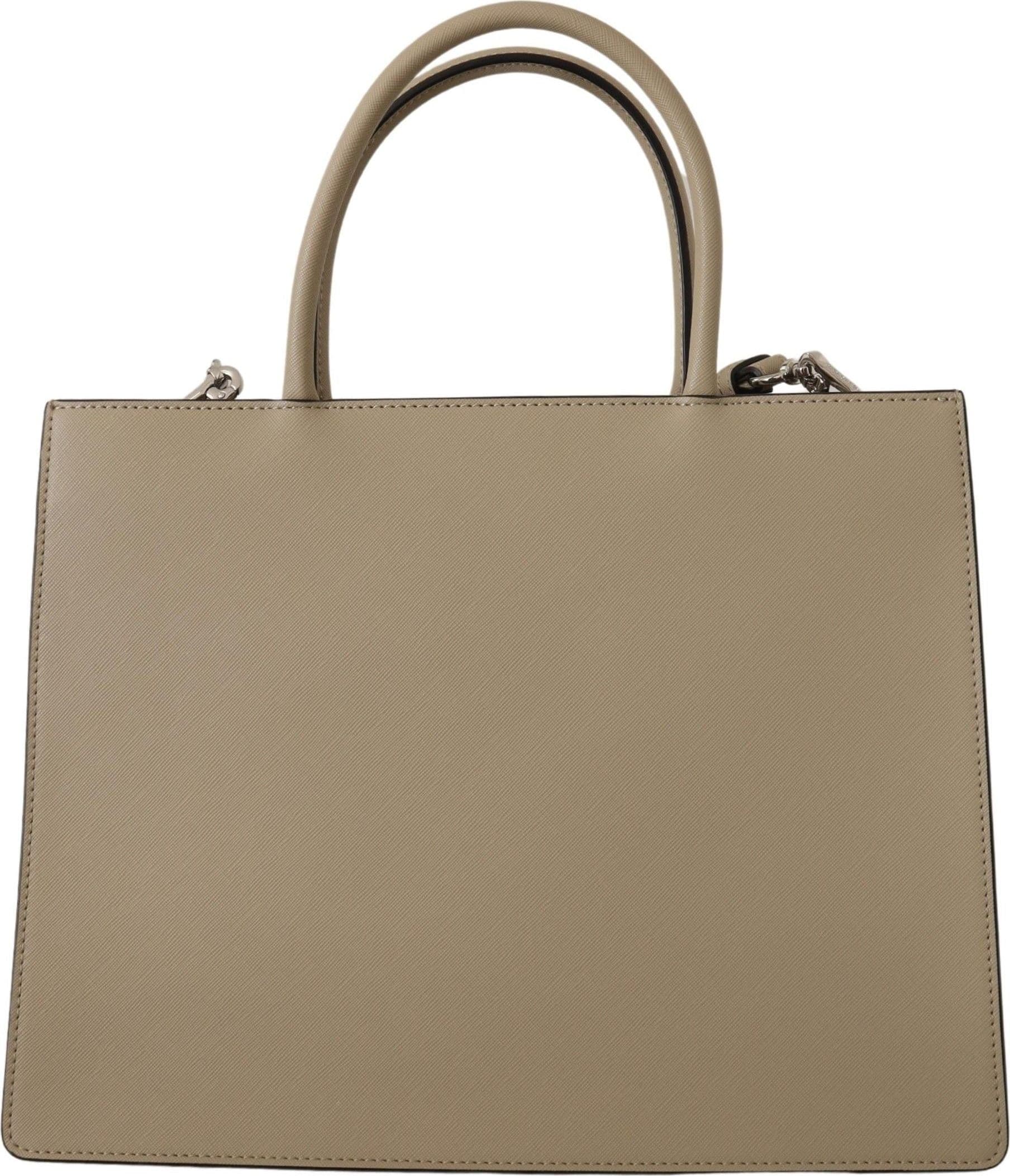 Karl Lagerfeld Sage Green Polyurethane Tote Shoulder Bag - 4