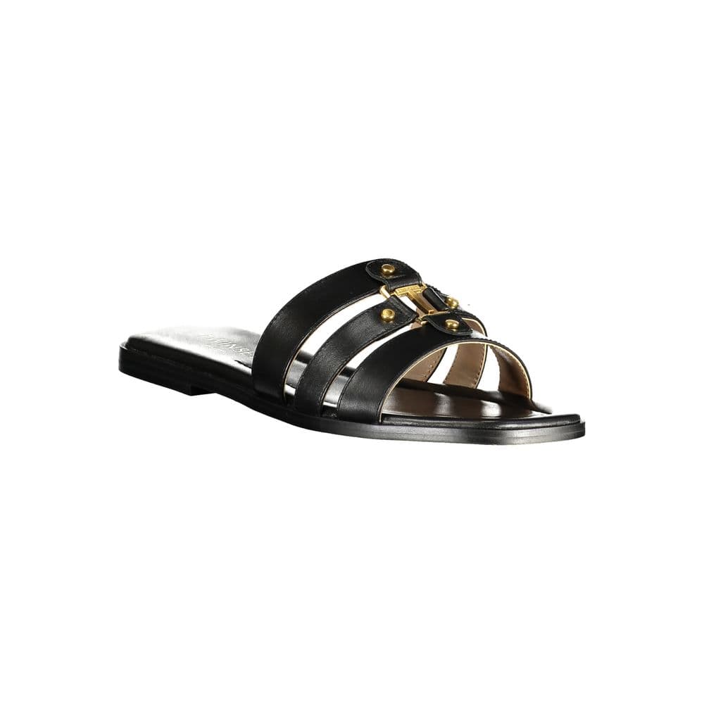 Twinset Black Leather Women's Sandal - 2