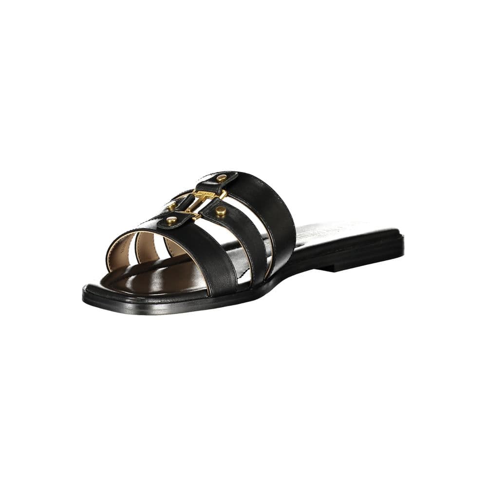 Twinset Black Leather Women's Sandal - 3
