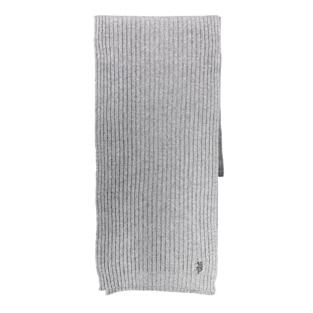 U.S. POLO ASSN. Gray Wool Men's Scarf - 3