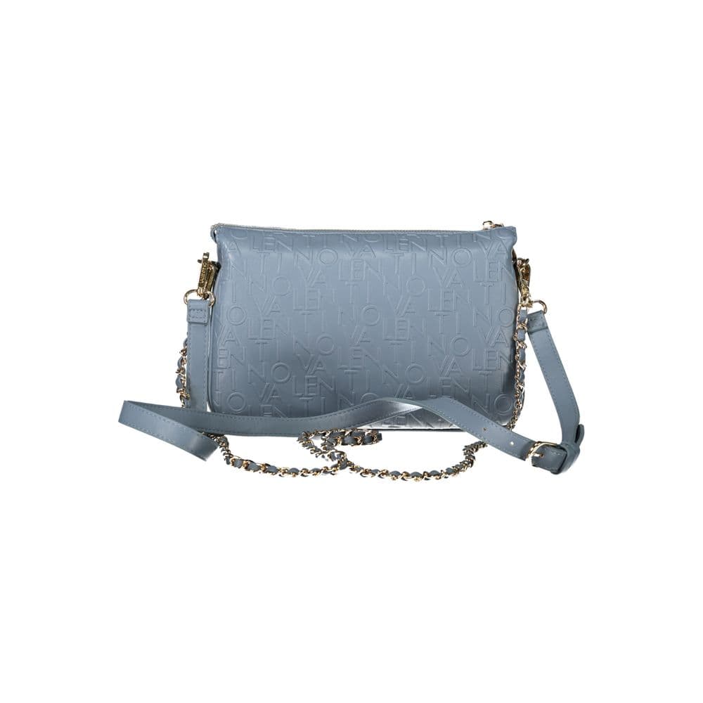 Mario Valentino Azzurro Polyurethane Women's Bag With Shoulder Strap - 2
