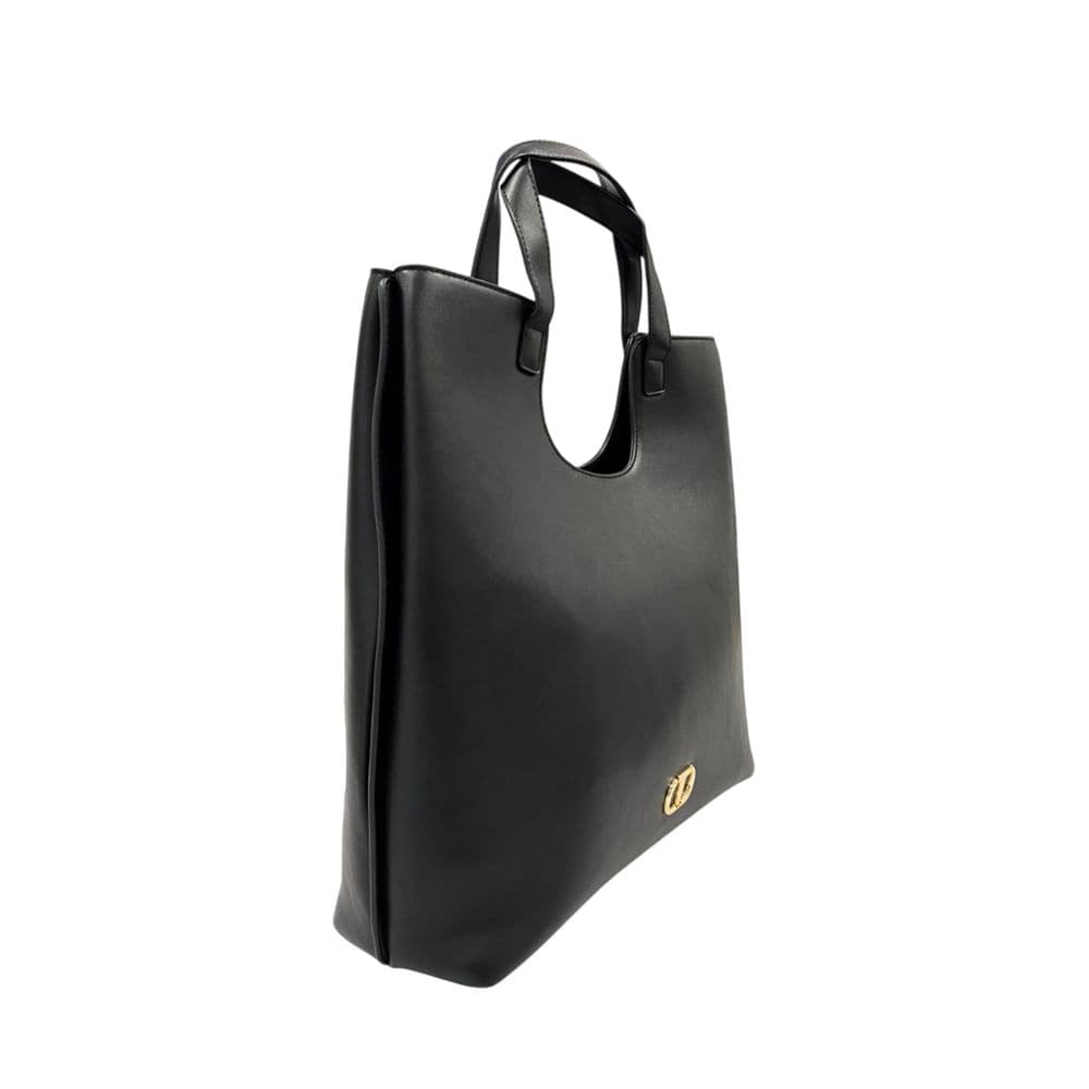 Twinset Black PU Women Shoulder Bag - 2