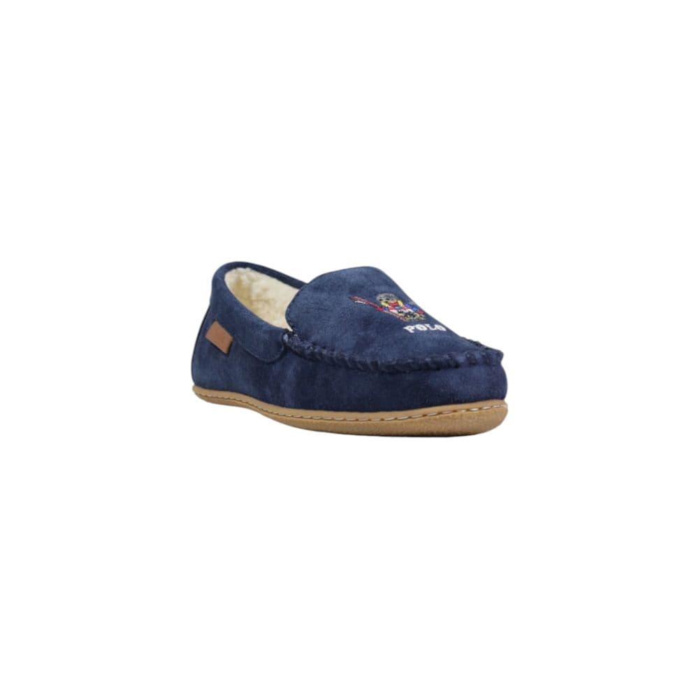 Ralph Lauren Blue Suede Leather Slippers - 2