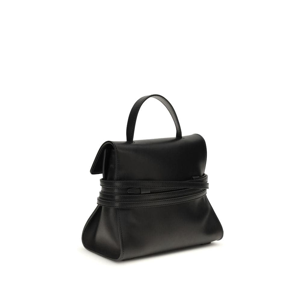 Moschino Black Calf Leather Bos Taurus Handbag - 3