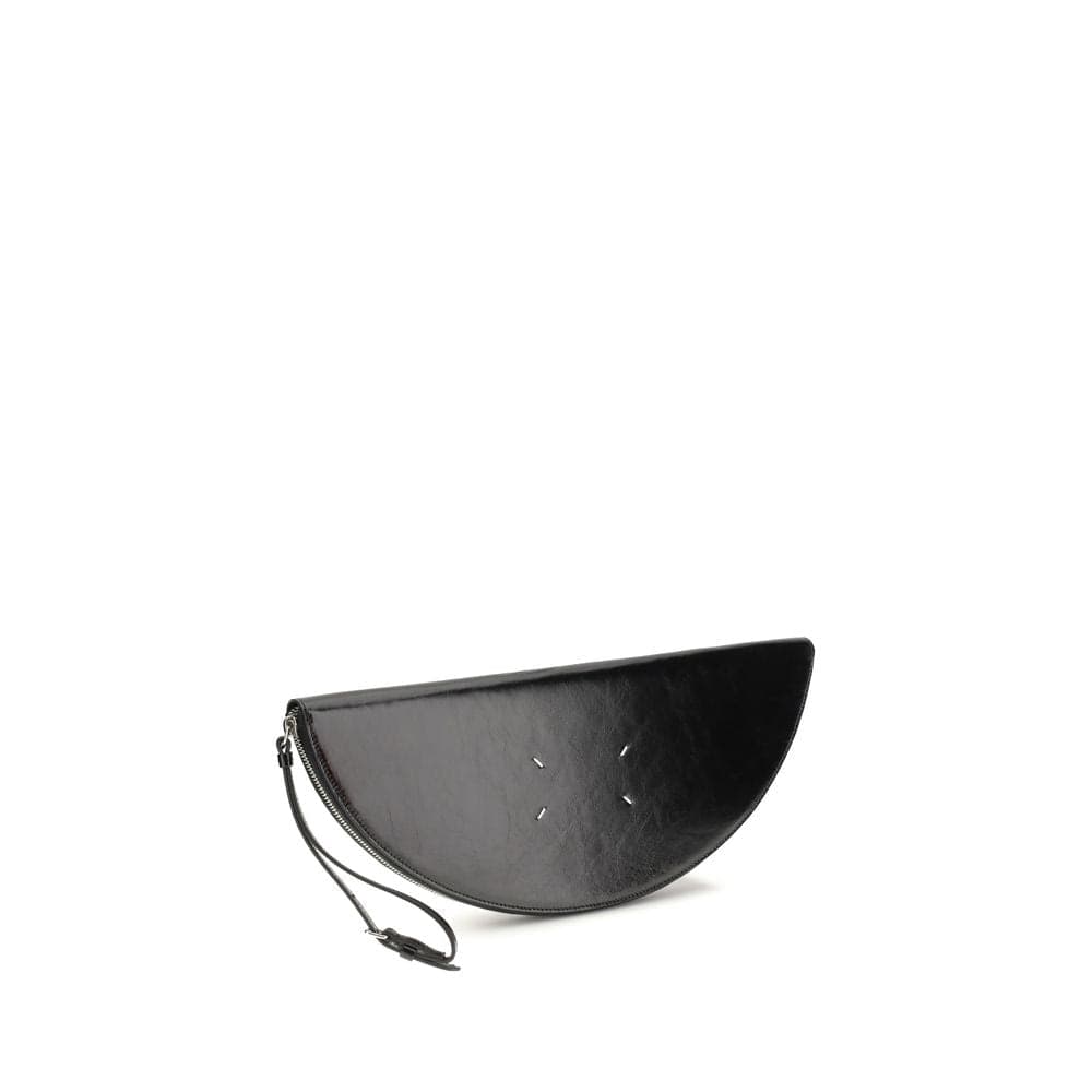 Maison Margiela Black Calf Leather Bos Taurus Clutch Bag - 2