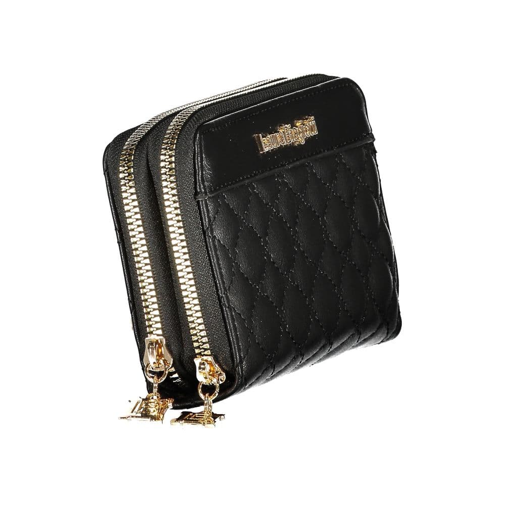 Laura Biagiotti Black Polyurethane Women Wallet - 3