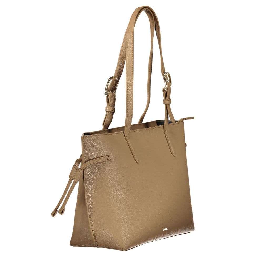 Furla Marrone Leather Woman Handbag - 3