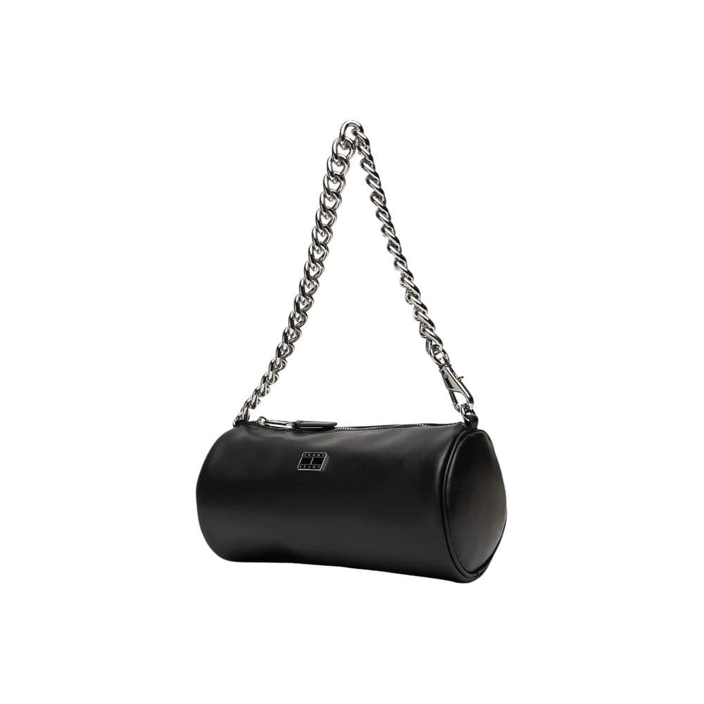 Tommy Hilfiger Jeans Black Artificial Leather Handbag - 3