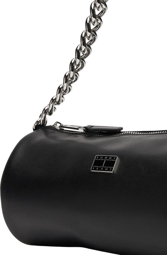 Tommy Hilfiger Jeans Black Artificial Leather Handbag - 4