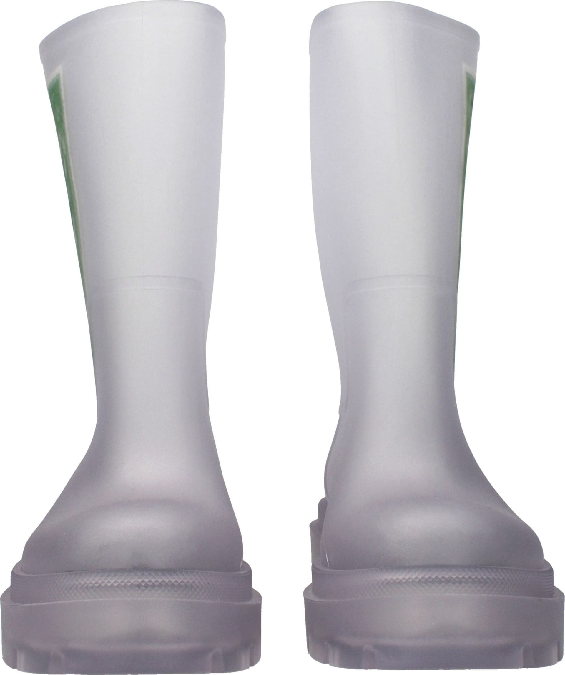 Off-White Transparent Pvc Ankle Boots - 3