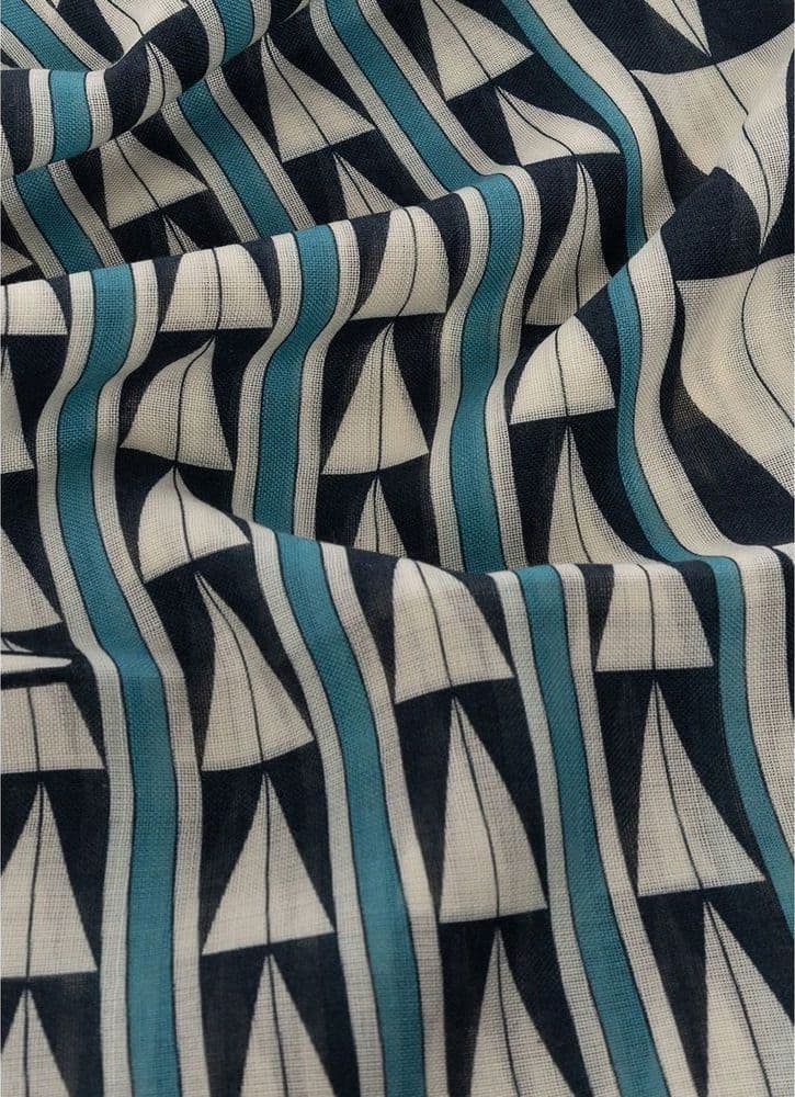Lanvin Blue Wool Foulard - 3