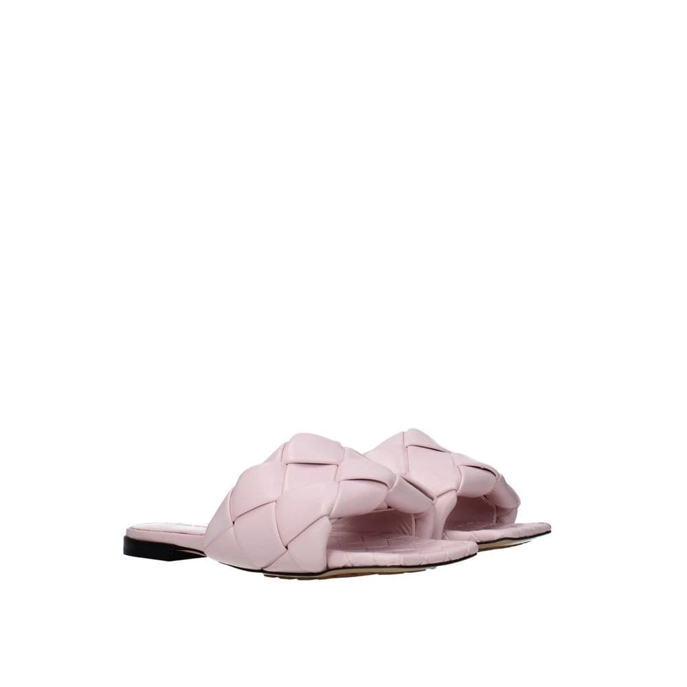 Bottega Veneta Multicolor Calfskin Flat Sandals - 2