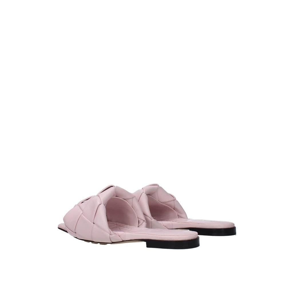 Bottega Veneta Multicolor Calfskin Flat Sandals - 3