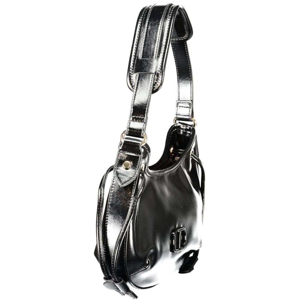 Twinset Black Polyurethane Women Hobo Bag - 3
