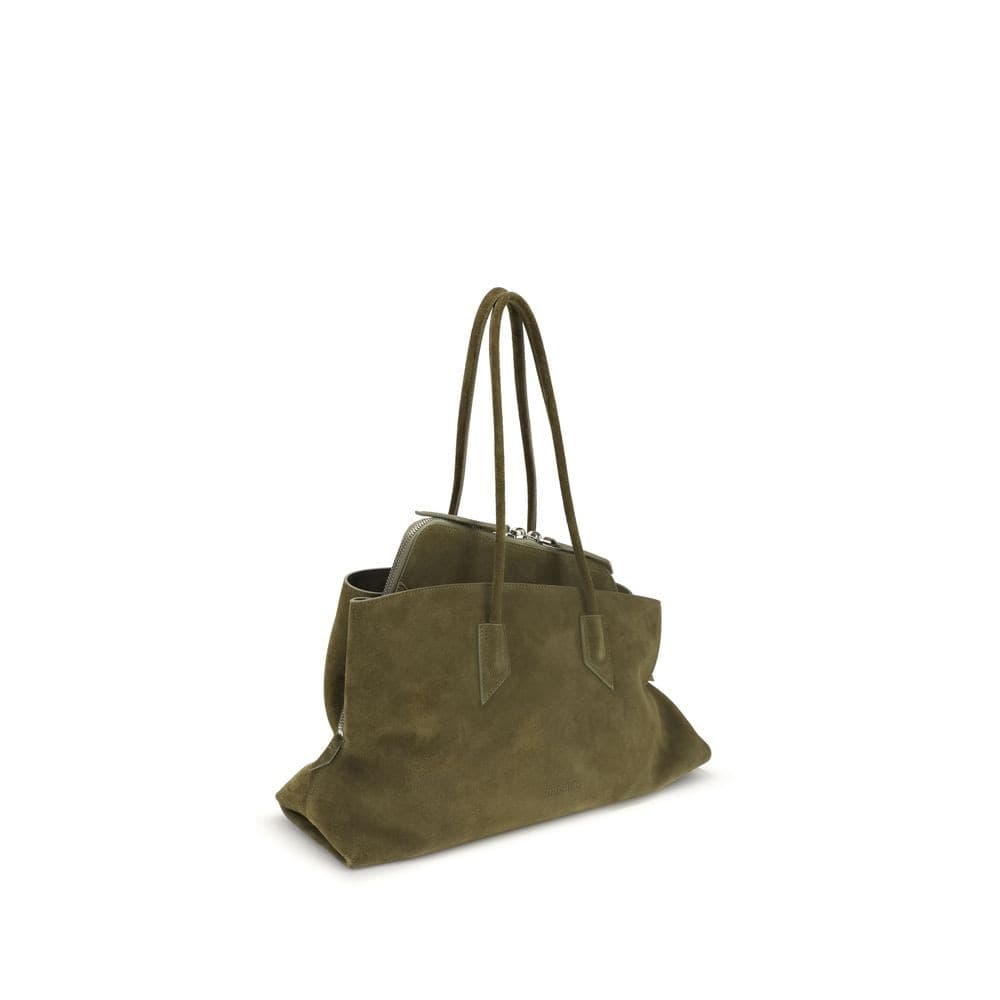 The Attico Bicolor Calf Leather Bos Taurus Shoulder Bag - 2