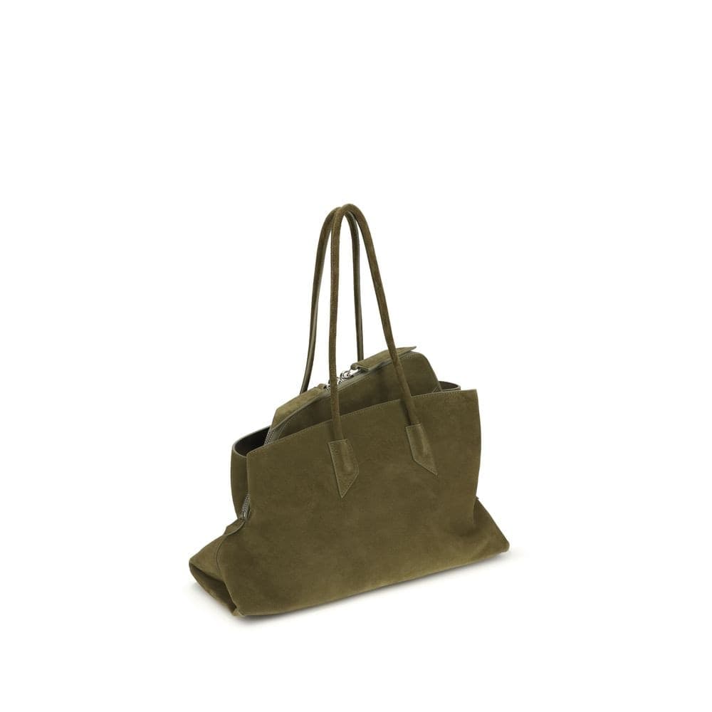 The Attico Bicolor Calf Leather Bos Taurus Shoulder Bag - 3
