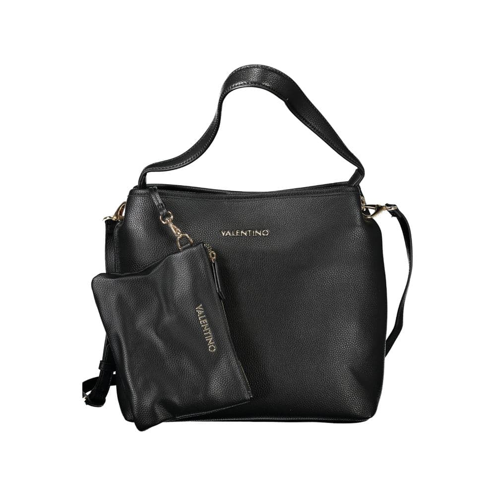 Mario Valentino Black Polyurethane Women's Bag - 3