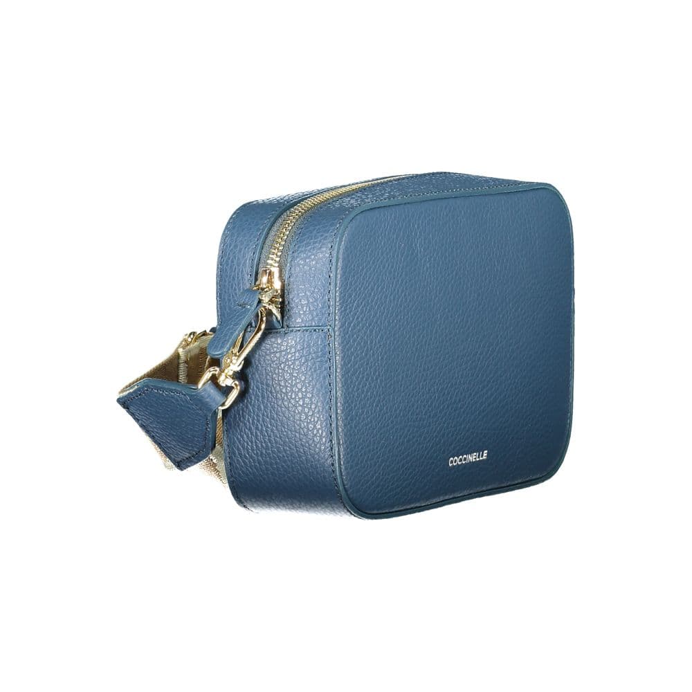 Coccinelle Blue Leather Women Handbag - 3