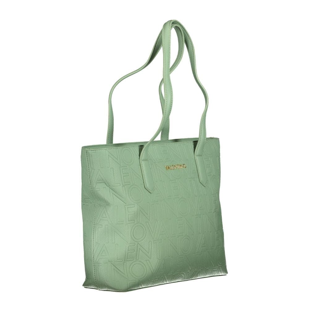 Mario Valentino Green Polyurethane Women's Handbag - 3