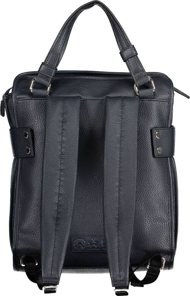 La Martina Blue Polyurethane Women Backpack - 2