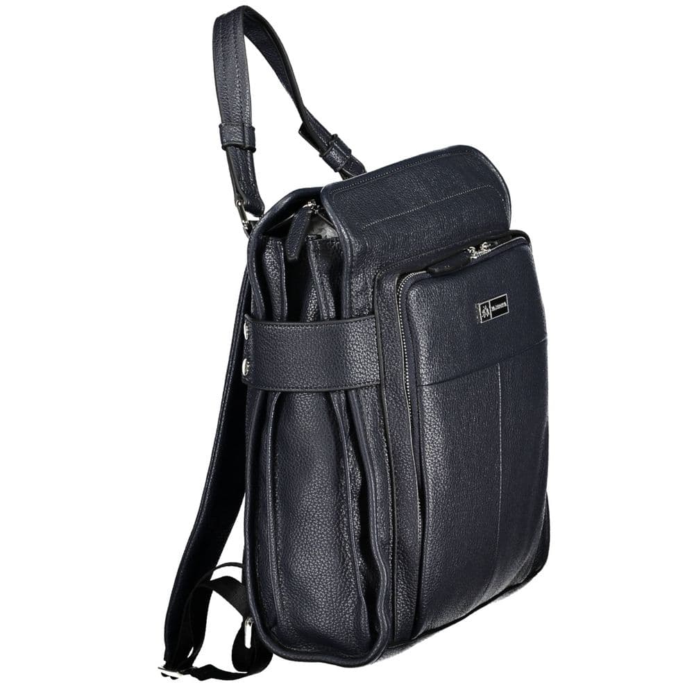 La Martina Blue Polyurethane Women Backpack - 3
