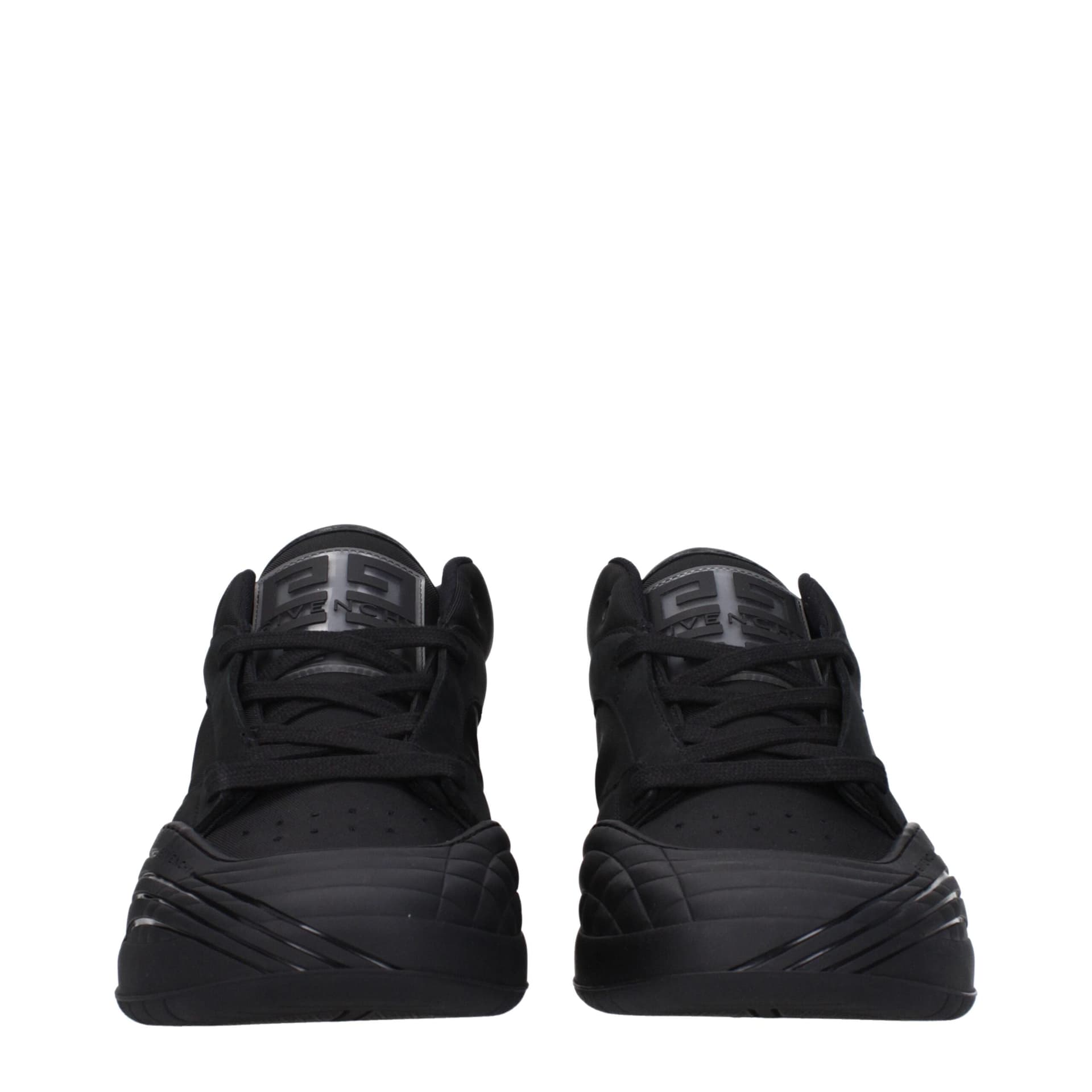 Givenchy Black Fabric Low Top Sneakers - 3