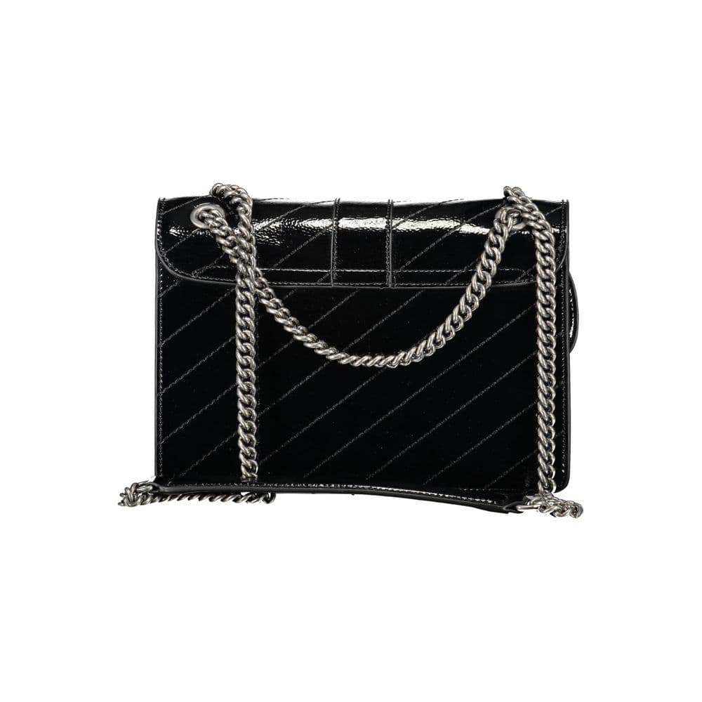 Gaelle Paris Black Polyurethane Women's Bag - 2