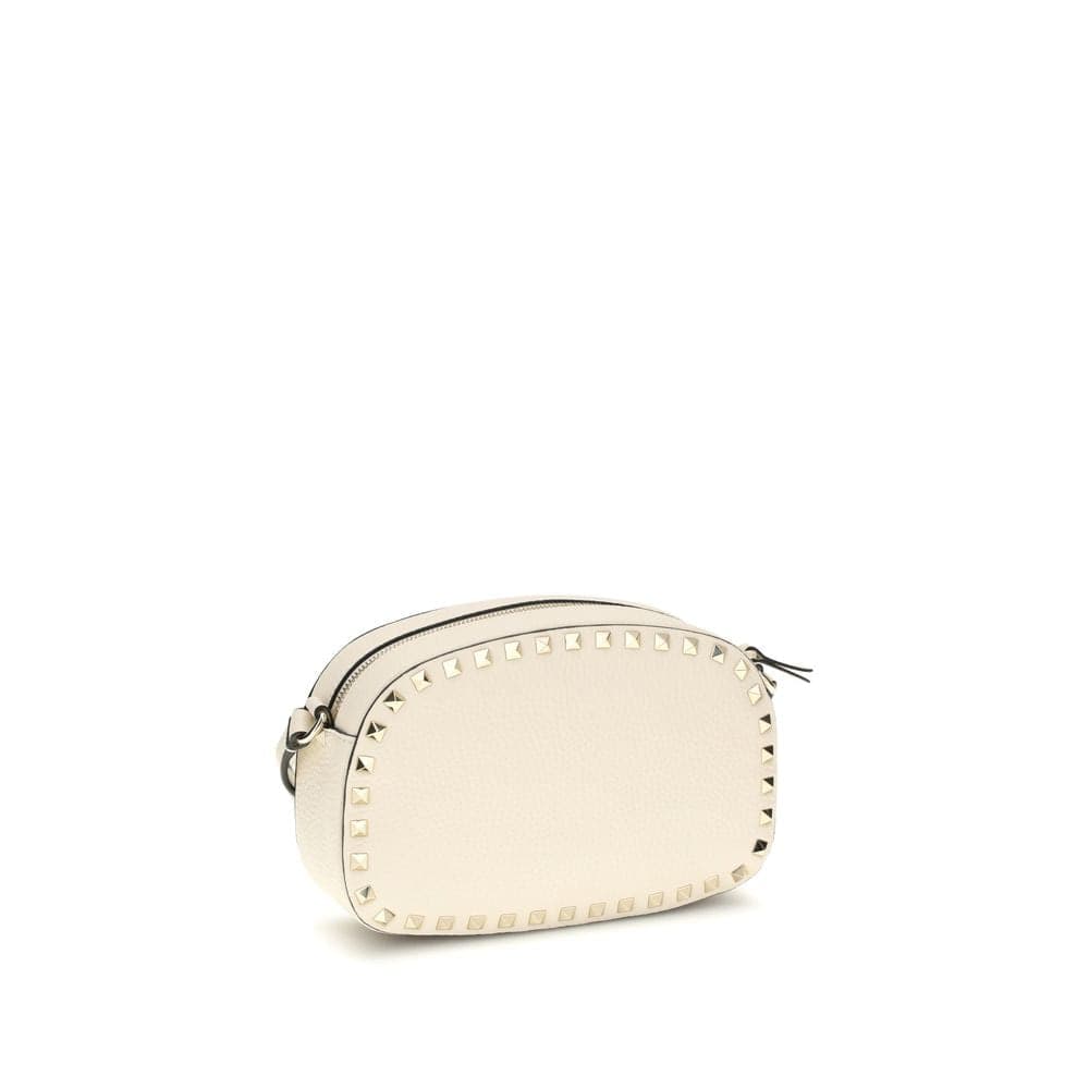 Valentino Garavani Beige Calf Leather Bos Taurus Shoulder Bag - 3