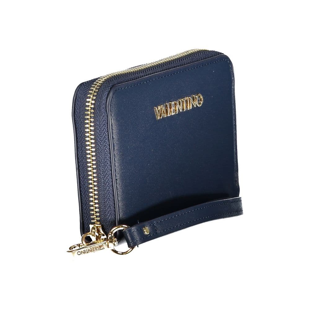 Mario Valentino Blue Polyurethane Women Wallet - 3
