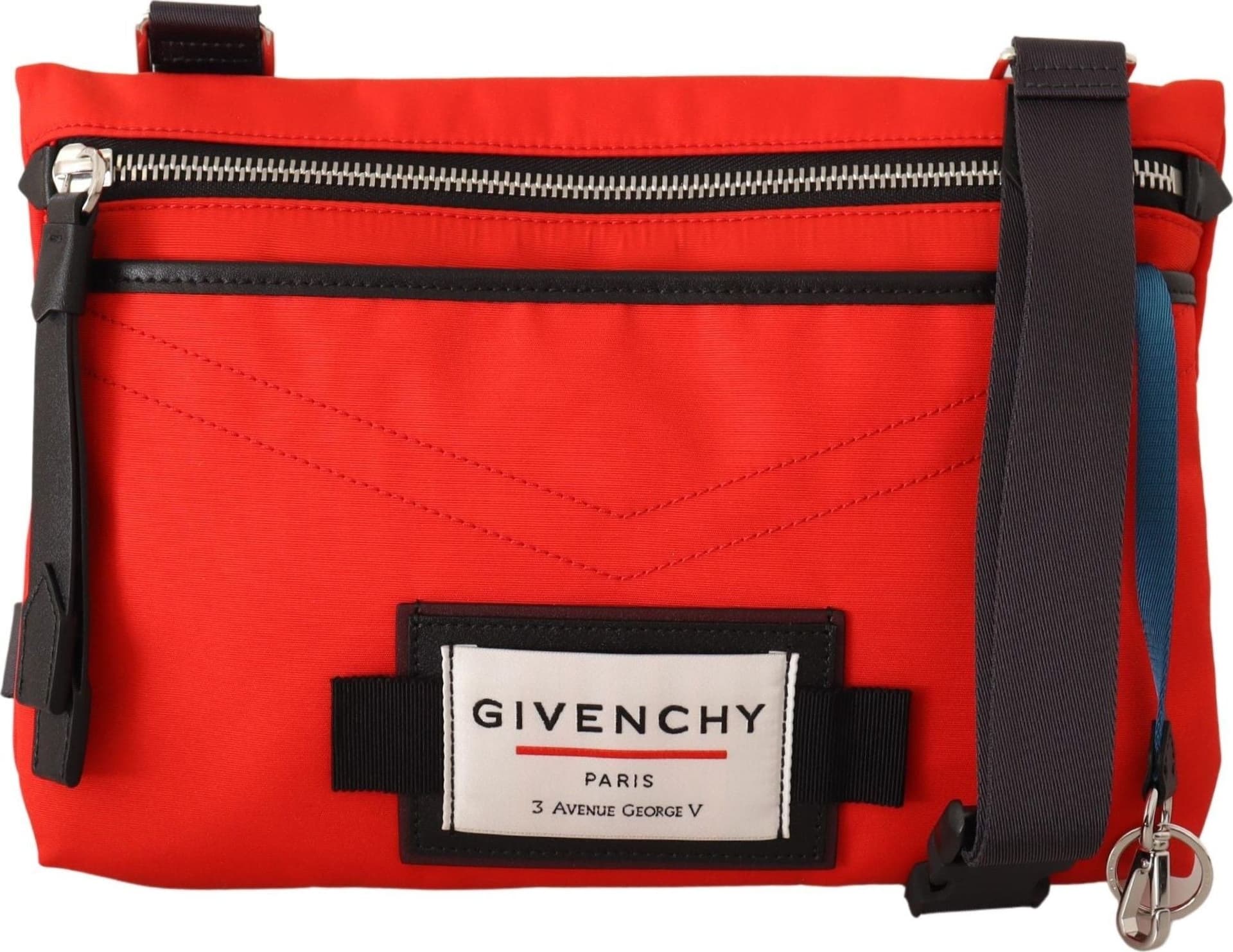 Givenchy Red Polyamide Downtown Flat Crossbody Bag - 2