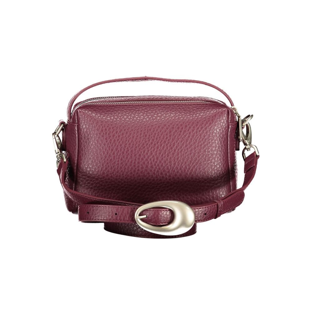 Mario Valentino Rosso Poliuretano Womens Bag with Adjustable Shoulder Strap - 2