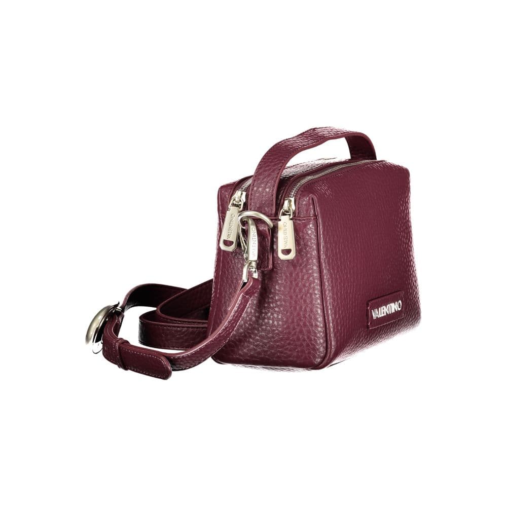 Mario Valentino Rosso Poliuretano Womens Bag with Adjustable Shoulder Strap - 3
