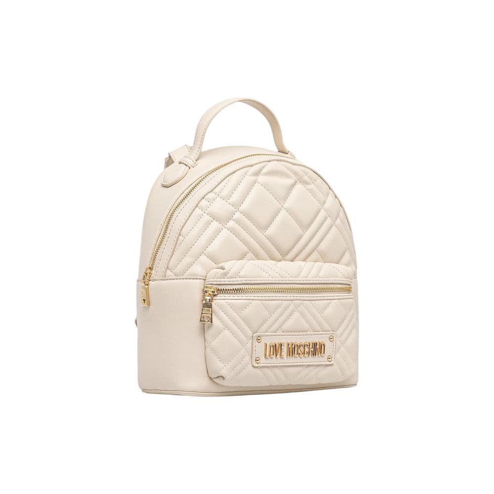 Love Moschino Beige Polyethylene Backpack - 2
