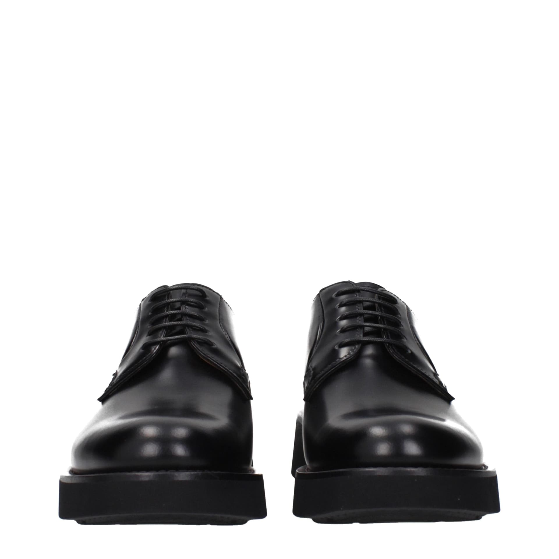 Church's Black Leather Oxfords And Derbies - 3