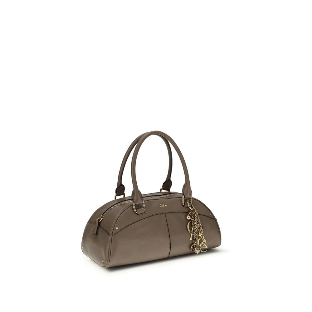 Chloé Gray Calf Leather Bos Taurus Handbag - 2