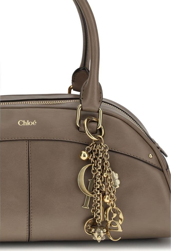 Chloé Gray Calf Leather Bos Taurus Handbag - 4