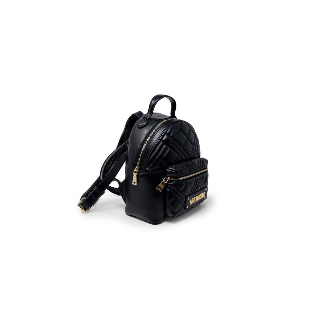Love Moschino Black Polyethylene Backpack - 2