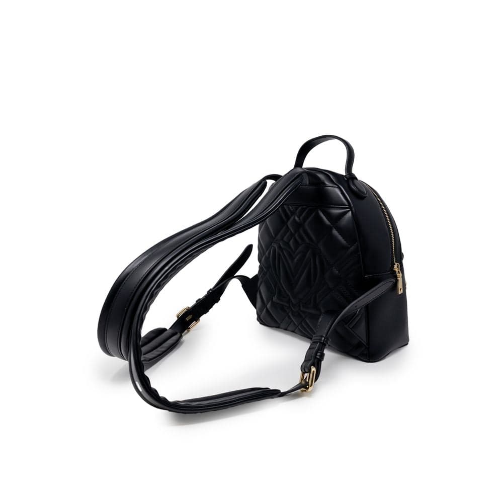 Love Moschino Black Polyethylene Backpack - 3
